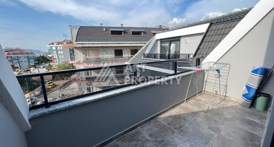 Уютный дуплекс в новом жилом комплексе в районе Оба планировки 2+1, 100м2 - Ракурс 11