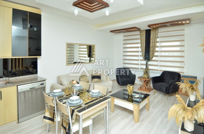 Стильные меблированные апартаменты планировки 2+1 в районе Махмутлар, 100м2 - Ракурс 7