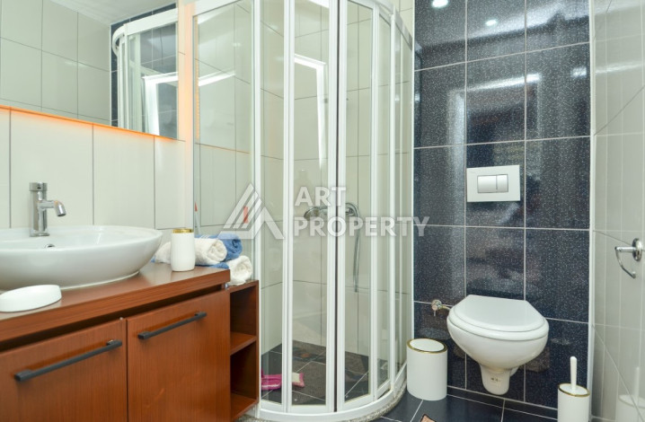 Стильные меблированные апартаменты планировки 2+1 в районе Махмутлар, 100м2 - Ракурс 14