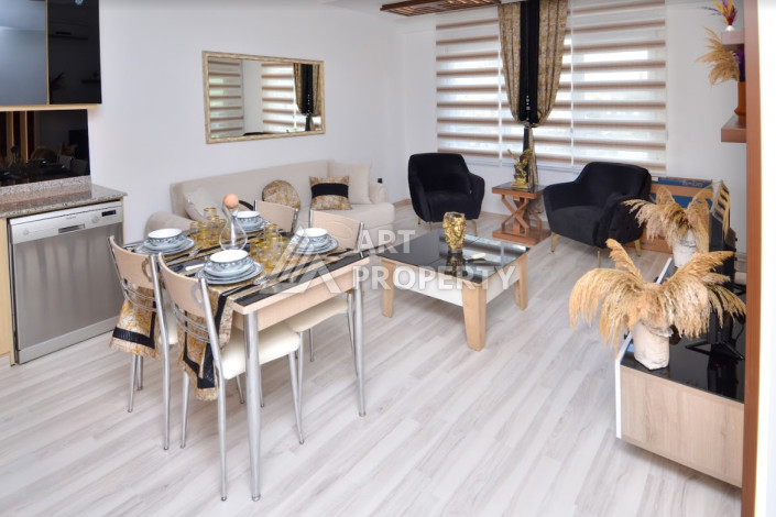 Стильные меблированные апартаменты планировки 2+1 в районе Махмутлар, 100м2 - Ракурс 18