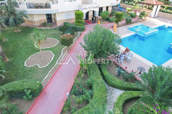 Стильные меблированные апартаменты планировки 2+1 в районе Махмутлар, 100м2 - Ракурс 28