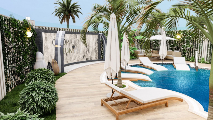 Новый проект в самом сердце Аланьи рядом с пляжем Клеопатра, 56 – 100 м2 - Ракурс 11