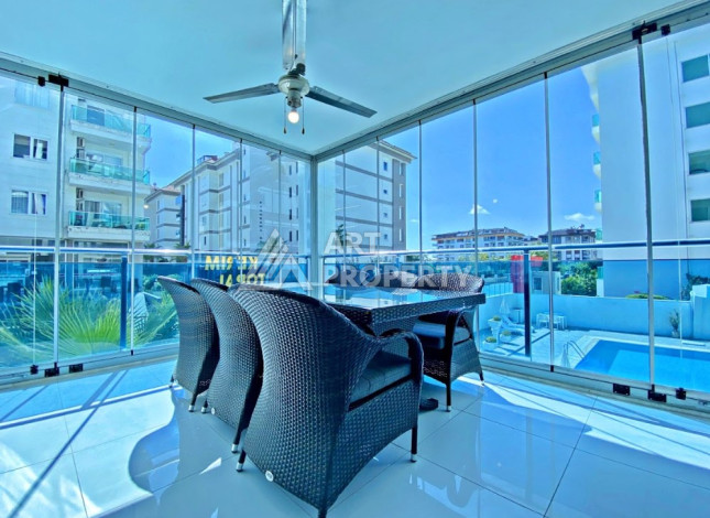 Апартаменты в шикарном комплексе близи моря в районе Кестель планировки 4+1 - Ракурс 8