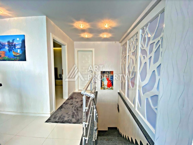 Апартаменты в шикарном комплексе близи моря в районе Кестель планировки 4+1 - Ракурс 10