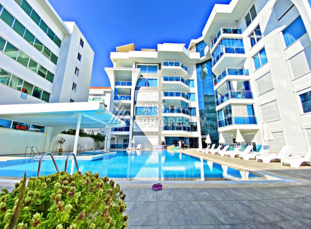 Апартаменты в шикарном комплексе близи моря в районе Кестель планировки 4+1 - Ракурс 25