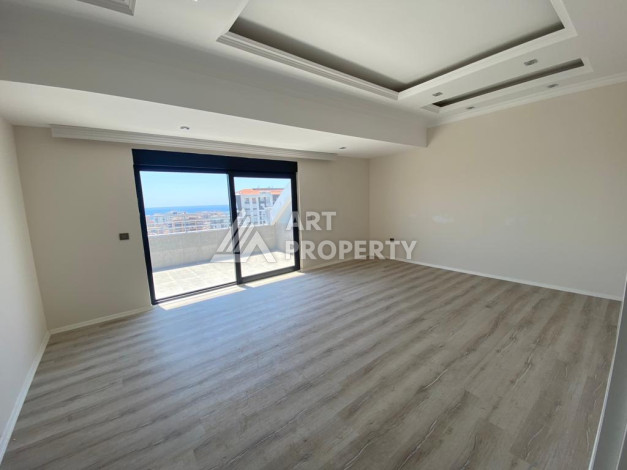 Просторная квартира 4+1, 220м2, с видом на море, в районе Махмутлар - Ракурс 11