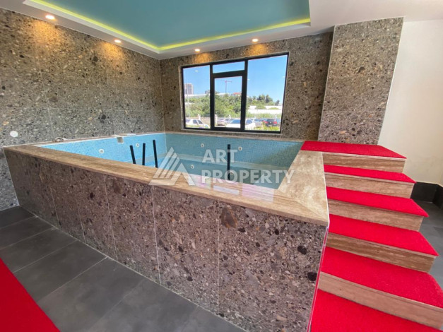 Просторная квартира 4+1, 220м2, с видом на море, в районе Махмутлар - Ракурс 21