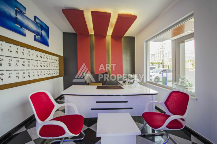 Квартира в жилом комплексе с инфраструктурой, 1+1, 65м2, в районе Махмутлар - Ракурс 19