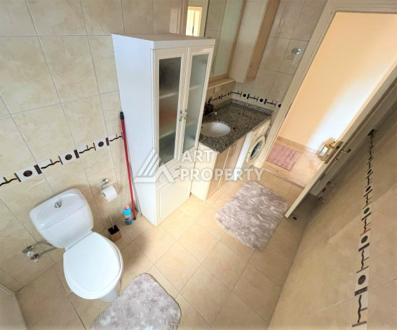 Апартаменты 2+1 общей площади 105м2 в районе нижняя Оба, всего в 200 метрах от моря. - Ракурс 12