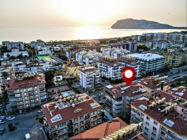 Апартаменты 2+1 общей площади 105м2 в районе нижняя Оба, всего в 200 метрах от моря. - Ракурс 14