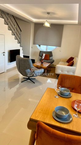 Апартаменты 3+1, 150м2, в комплексе класса люкс, в нескольких минутах ходьбы от пляжа Клеопатра - Ракурс 6