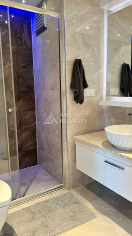 Апартаменты 3+1, 150м2, в комплексе класса люкс, в нескольких минутах ходьбы от пляжа Клеопатра - Ракурс 14