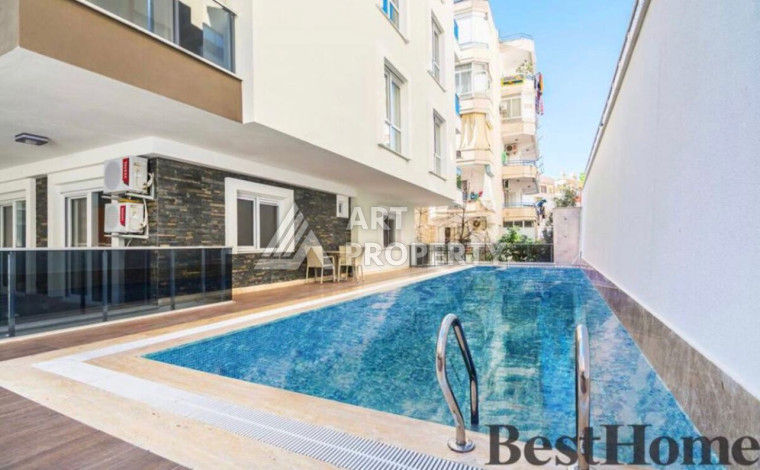 Апартаменты 3+1, 150м2, в комплексе класса люкс, в нескольких минутах ходьбы от пляжа Клеопатра - Ракурс 27