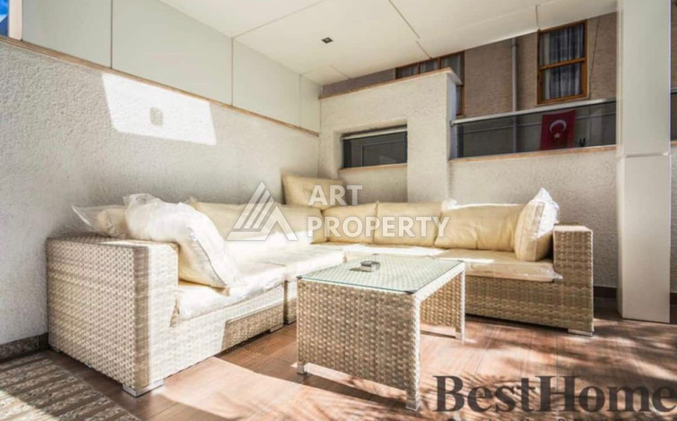 Апартаменты 3+1, 150м2, в комплексе класса люкс, в нескольких минутах ходьбы от пляжа Клеопатра - Ракурс 29