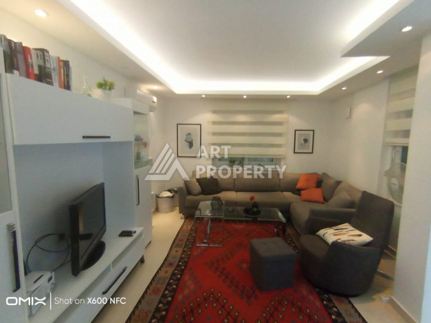 Двухуровневые апартаменты 3+1,  170м2, в развитом районе Оба, всего в 300 метрах от моря. - Ракурс 7