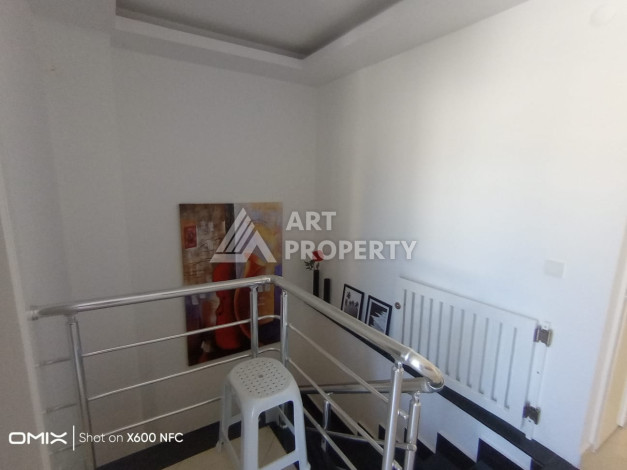 Двухуровневые апартаменты 3+1,  170м2, в развитом районе Оба, всего в 300 метрах от моря. - Ракурс 11