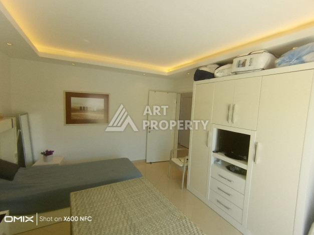 Двухуровневые апартаменты 3+1,  170м2, в развитом районе Оба, всего в 300 метрах от моря. - Ракурс 19