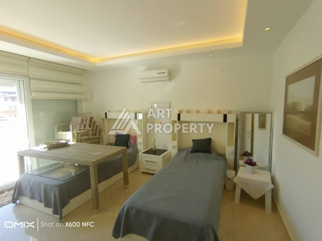 Двухуровневые апартаменты 3+1,  170м2, в развитом районе Оба, всего в 300 метрах от моря. - Ракурс 20