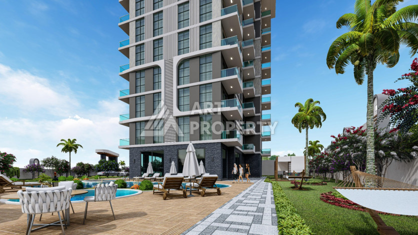 Апартаменты 1+1, 54м2, в комплексе с богатой инфраструктурой, на завершающем этапе строительства. - Ракурс 4