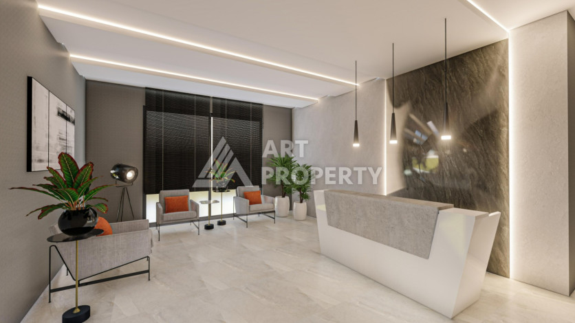 Апартаменты 1+1, 54м2, в комплексе с богатой инфраструктурой, на завершающем этапе строительства. - Ракурс 14