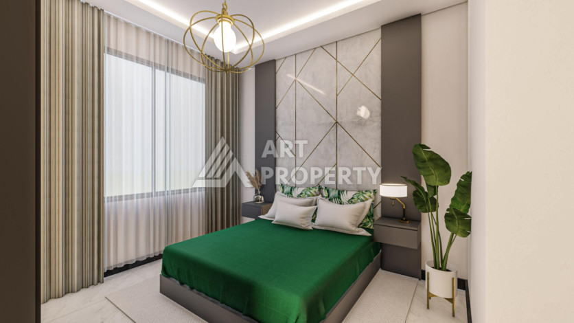 Апартаменты 1+1, 54м2, в комплексе с богатой инфраструктурой, на завершающем этапе строительства. - Ракурс 15