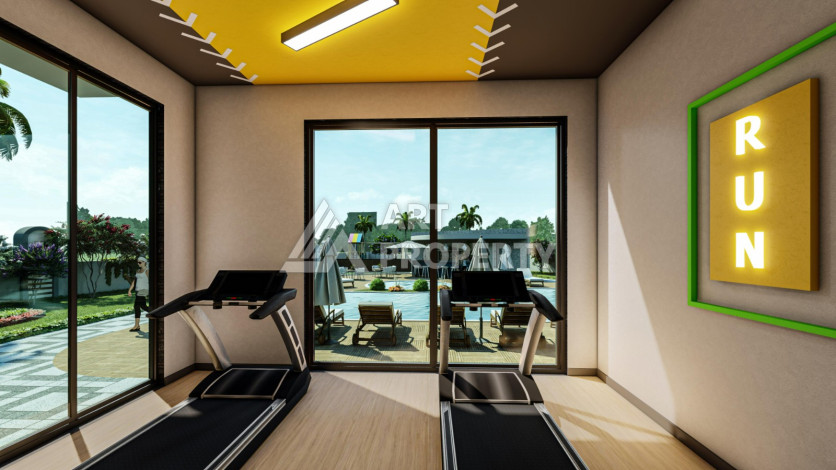 Апартаменты 1+1, 54м2, в комплексе с богатой инфраструктурой, на завершающем этапе строительства. - Ракурс 16