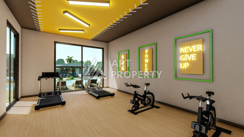 Апартаменты 1+1, 54м2, в комплексе с богатой инфраструктурой, на завершающем этапе строительства. - Ракурс 17