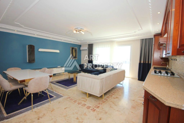 Квартира с потрясающим видом на море и город в районе Махмутлар, планировка 2+1, 115м2 - Ракурс 11