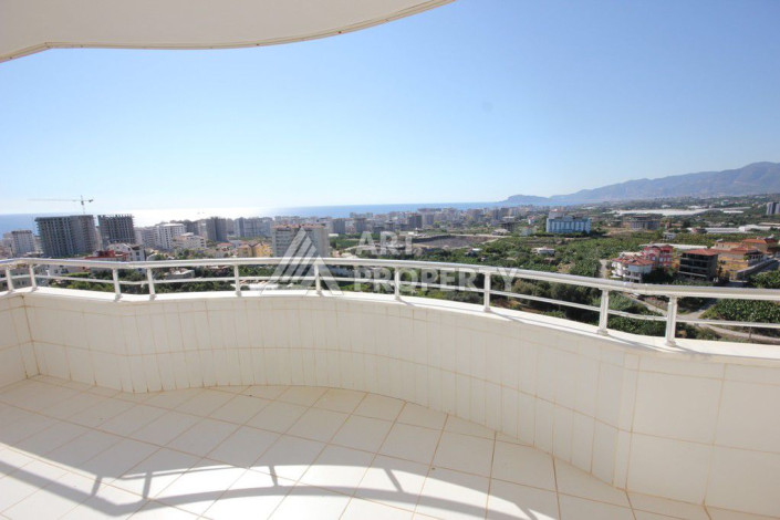 Квартира с потрясающим видом на море и город в районе Махмутлар, планировка 2+1, 115м2 - Ракурс 16