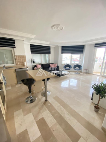 Апартаменты с видом на море планировки 2+1 в районе Тосмур, 115м2 - Ракурс 4