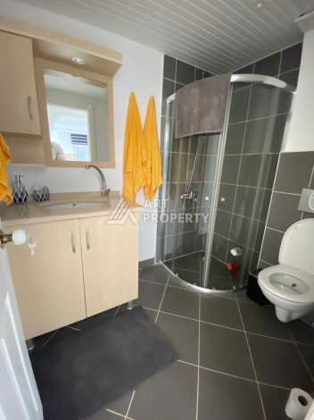 Апартаменты с видом на море планировки 2+1 в районе Тосмур, 115м2 - Ракурс 12