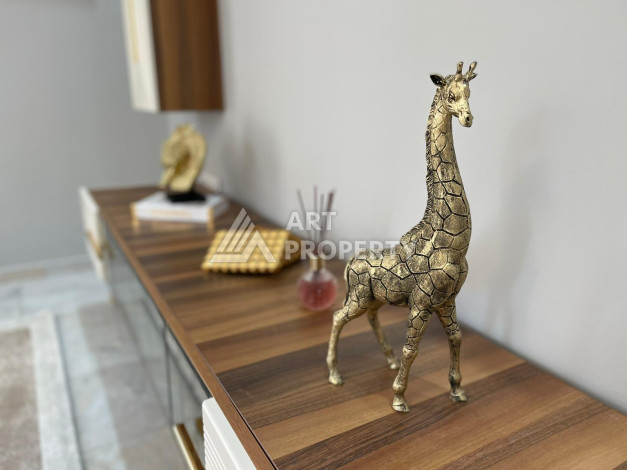 Апартаменты со стильным ремонтом и мебелью в районе Оба планировки 2+1, 110м2 - Ракурс 5