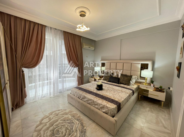 Апартаменты со стильным ремонтом и мебелью в районе Оба планировки 2+1, 110м2 - Ракурс 7