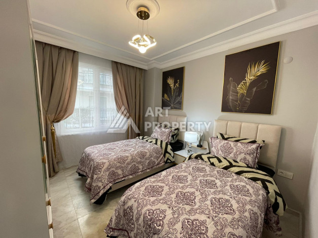 Апартаменты со стильным ремонтом и мебелью в районе Оба планировки 2+1, 110м2 - Ракурс 11