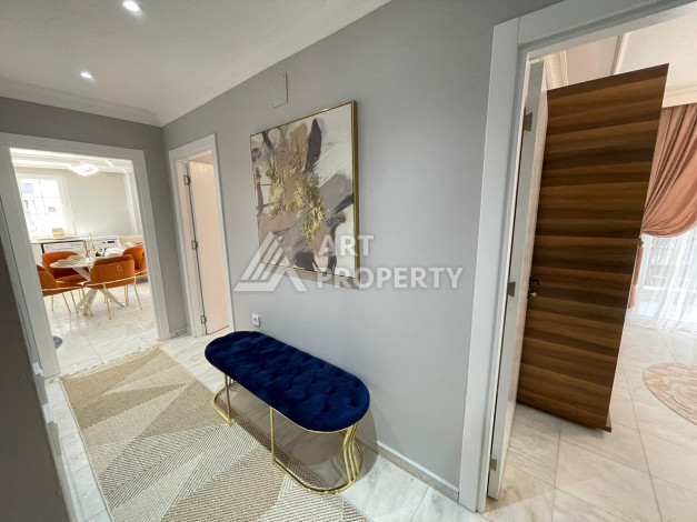 Апартаменты со стильным ремонтом и мебелью в районе Оба планировки 2+1, 110м2 - Ракурс 16