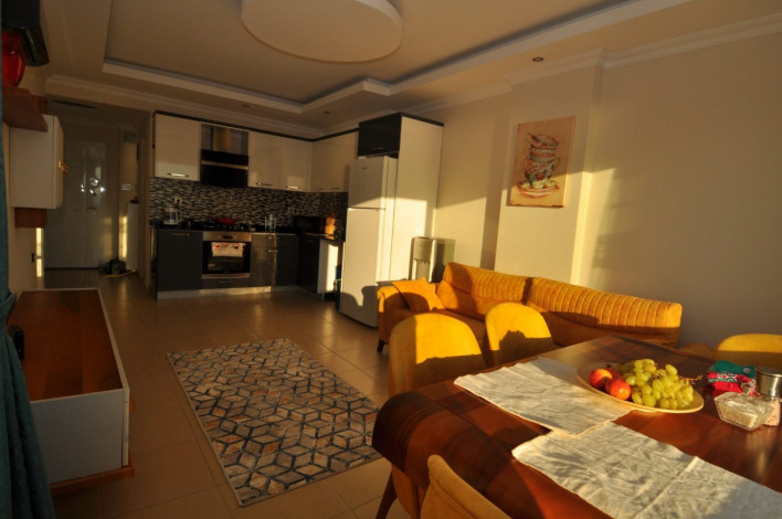 Квартира 1+1 с видом на море в Махмутларе, 65 м2 - Ракурс 14