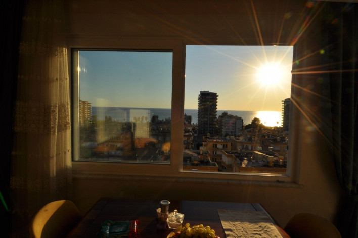 Квартира 1+1 с видом на море в Махмутларе, 65 м2 - Ракурс 15