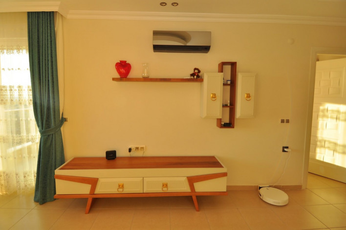 Квартира 1+1 с видом на море в Махмутларе, 65 м2 - Ракурс 17