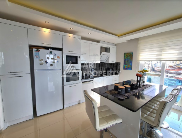 Дуплекс с большой террасой планировки 3+1 в районе Оба, 180м2 - Ракурс 7