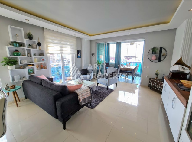 Дуплекс с большой террасой планировки 3+1 в районе Оба, 180м2 - Ракурс 8