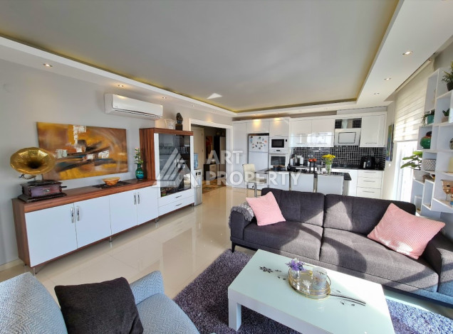 Дуплекс с большой террасой планировки 3+1 в районе Оба, 180м2 - Ракурс 9