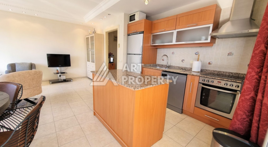 Двухуровневая квартира с мебелью и бытовой техникой в районе Оба, планировка 3+1, 125м2 - Ракурс 5