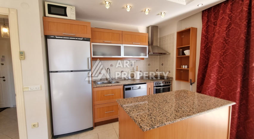 Двухуровневая квартира с мебелью и бытовой техникой в районе Оба, планировка 3+1, 125м2 - Ракурс 7