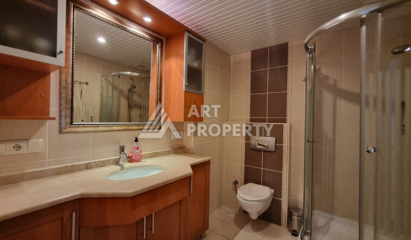 Двухуровневая квартира с мебелью и бытовой техникой в районе Оба, планировка 3+1, 125м2 - Ракурс 8