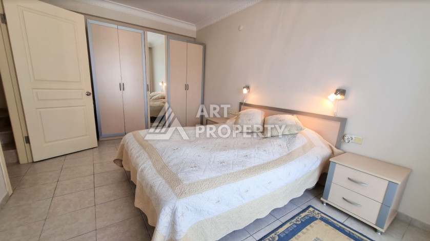 Двухуровневая квартира с мебелью и бытовой техникой в районе Оба, планировка 3+1, 125м2 - Ракурс 10