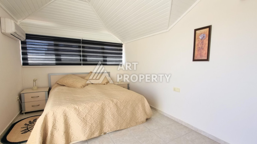 Двухуровневая квартира с мебелью и бытовой техникой в районе Оба, планировка 3+1, 125м2 - Ракурс 13