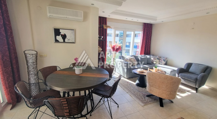 Двухуровневая квартира с мебелью и бытовой техникой в районе Оба, планировка 3+1, 125м2 - Ракурс 14