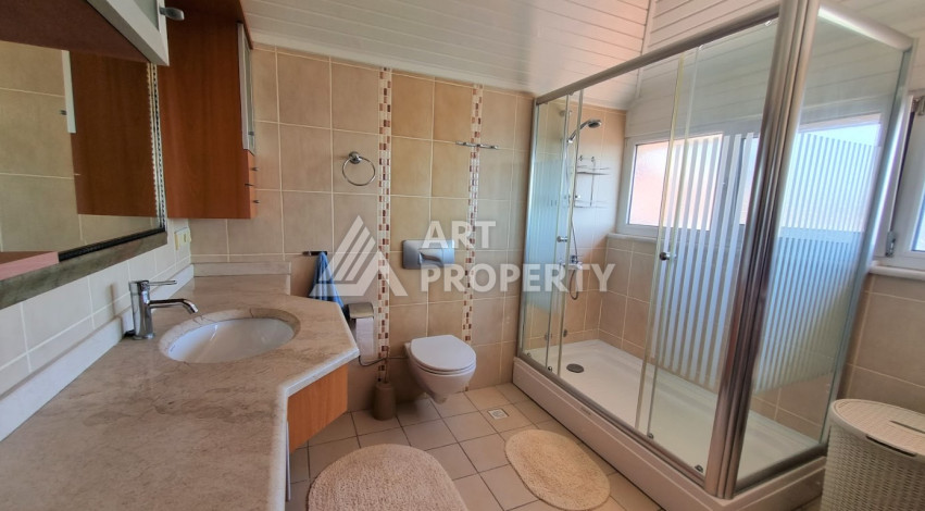 Двухуровневая квартира с мебелью и бытовой техникой в районе Оба, планировка 3+1, 125м2 - Ракурс 16