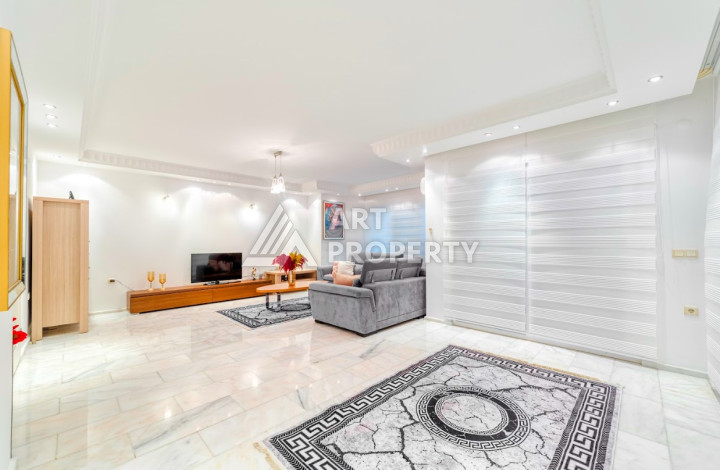 Двухуровневая квартира в 200м от моря планировки 4+1 в районе Кестель, 200м2 - Ракурс 15