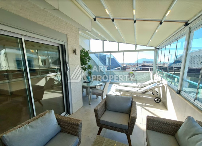 Стильный дуплекс планировки 4+1 в районе Оба,  240м2 - Ракурс 9